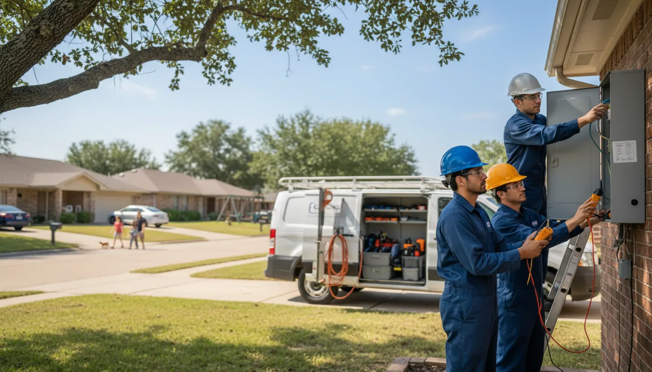 Certified electrician providing emergency electrical services in Highfalls, NC